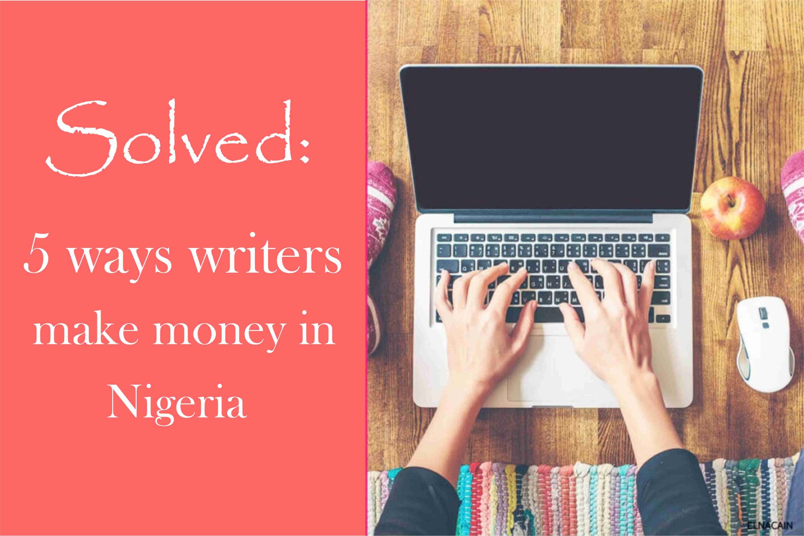 How writers make money