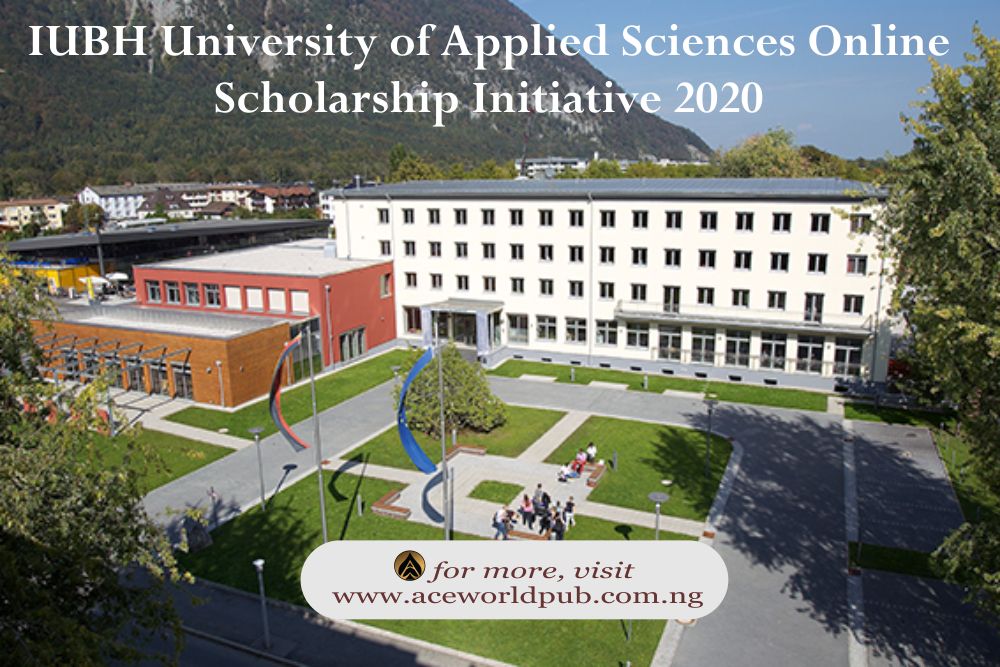 IUBH University of Applied Sciences Online Scholarship Initiative 2020