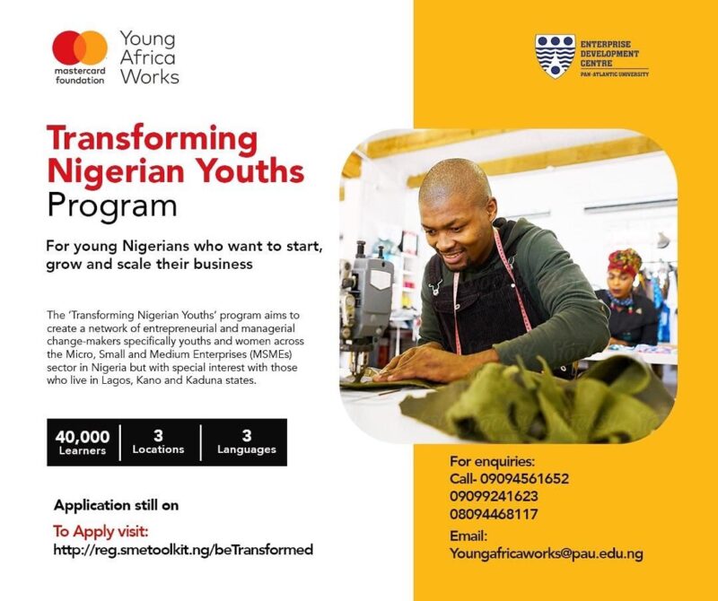 Mastercard Foundation's Transforming Nigerian Youths Program