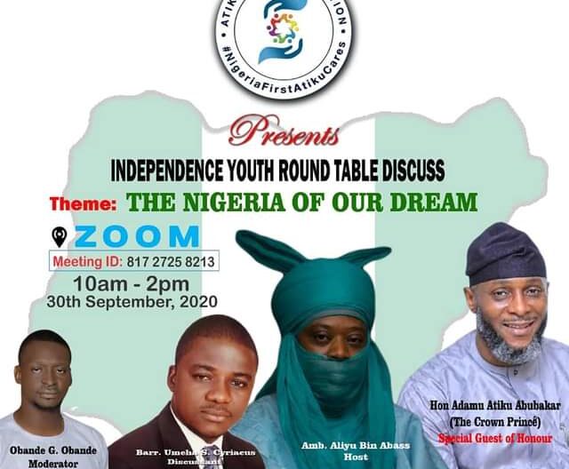 Atiku Cares Foundation presents Independence Youth Round Table Discuss