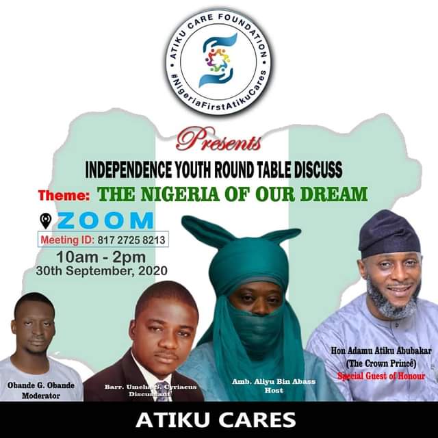 Atiku Cares Foundation presents Independence Youth Round Table Discuss