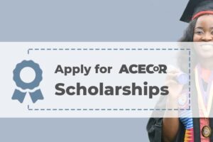 World Bank ACECoR Scholarship 2020/2021 for Young African Scholars