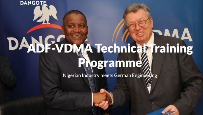 2020 Aliko Dangote Foundation – VDMA Technical Training For Young Nigerians