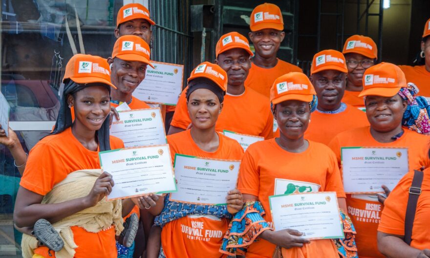 N75billion MSME Fund: Artisan Support beneficiaries receive training certificates