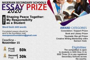 Nigerian Secondary Schools Essay Prize