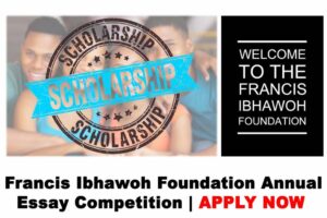 Ibhawoh Foundation Essay Competition