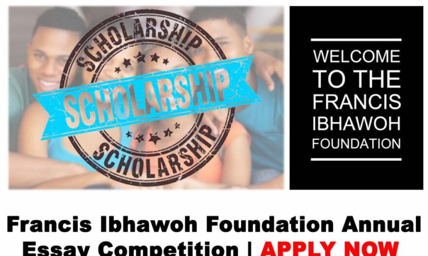 Ibhawoh Foundation Essay Competition