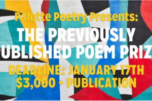 The Previously Published Poem Prize