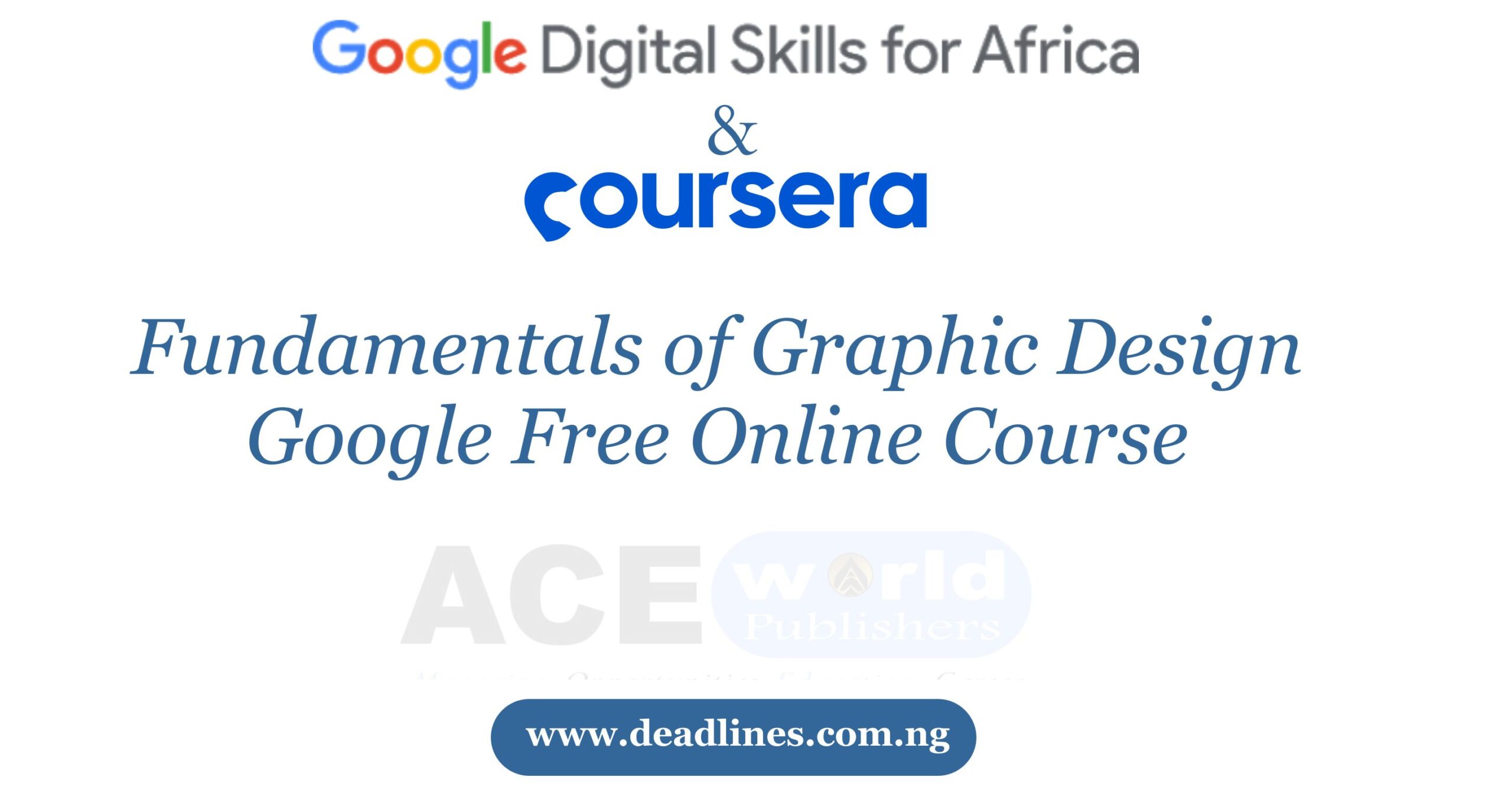 Fundamentals of Graphic Design | Google Free Online Course