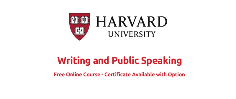 Harvard University Writing and Public Speaking (Free Course)