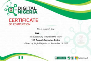 2021 FG-Digital Nigeria Free Digital & Entrepreneurial Training For Nigerians