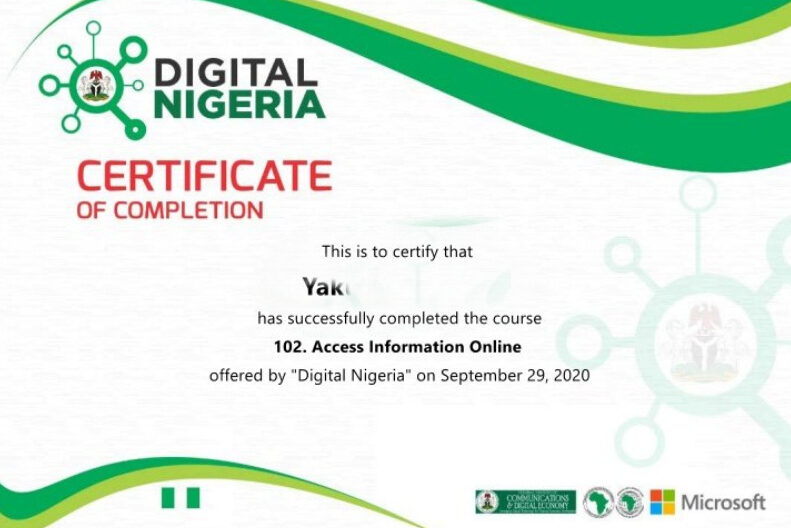 2021 FG-Digital Nigeria Free Digital & Entrepreneurial Training For Nigerians