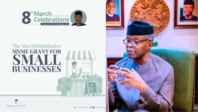 2021 Yemi Osinbajo “Freind of Prof” MSME Grant For Small Businesses