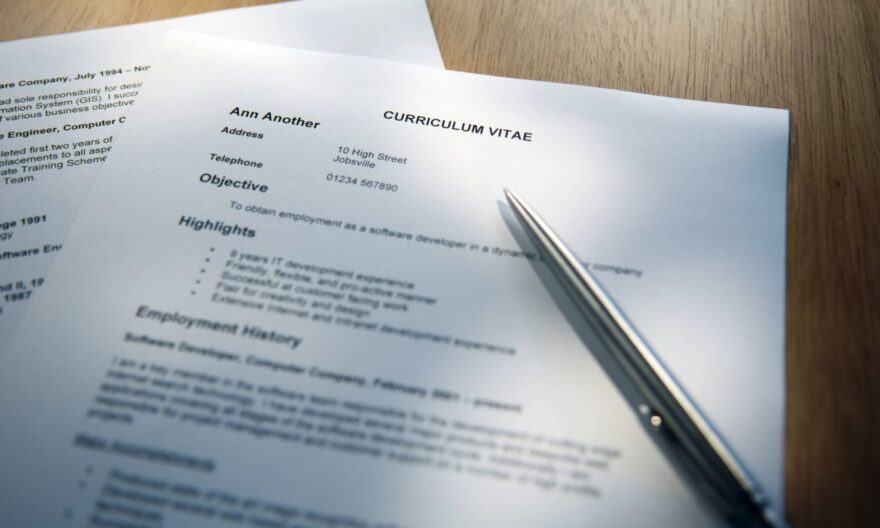 How to write a CV or Resume