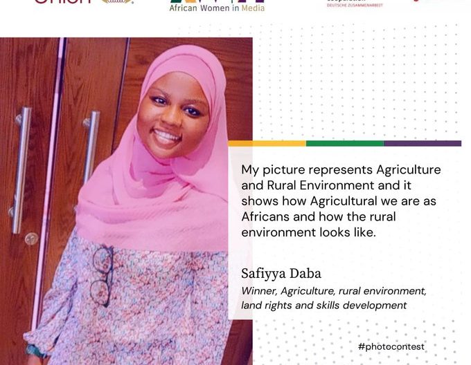 Nigerian Photographer, Safiyya Daba Wins Agenda2063 Photojournalism Award