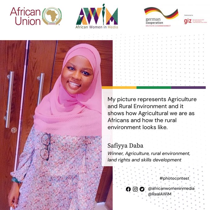 Nigerian Photographer, Safiyya Daba Wins Agenda2063 Photojournalism Award