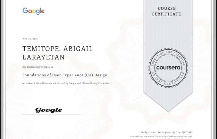 Despite busy schedule, Lady takes time to Learn UX Writing Online, Becomes Google Certified