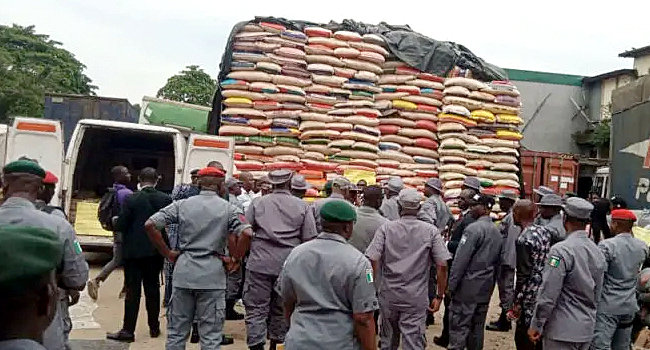 We’ve seized 120 trucks of food items leaving Nigeria within a fortnight – Customs